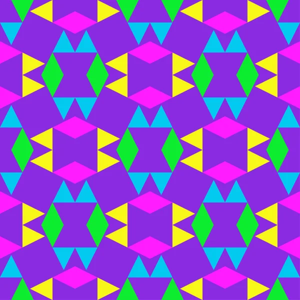 Modèle Sans Couture Boho Ethnique Texture Des Triangles Ornement Traditionnel — Image vectorielle