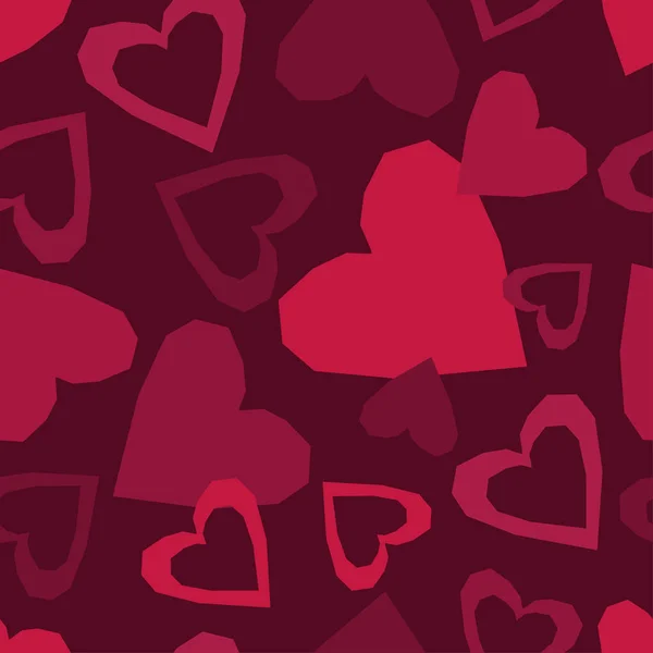 Wzór Serca Dekoracyjne Valentine Day Ilustracja Wektorowa Mogą Być Używane — Wektor stockowy