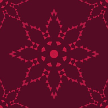 Sorunsuz vektör arka plan. Üçgenler sekizgen yıldızdan. Çokgenler. Mozaik doku. Duvar kağıdı, tekstil, ambalaj, web sayfası arka planı davetiye, için kullanılabilir.