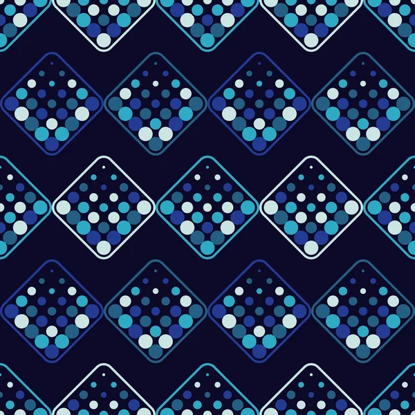 水玉シームレス パターン ストロークと大小のドットのフィギュア 幾何学的な背景 ドット ボタン テキスタイル 招待カード ラッピング Web — ストックベクタ