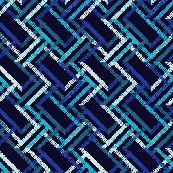 Forme Zigzag Avec Ombrage Des Mains Motifs Sans Couture Mode — Image vectorielle