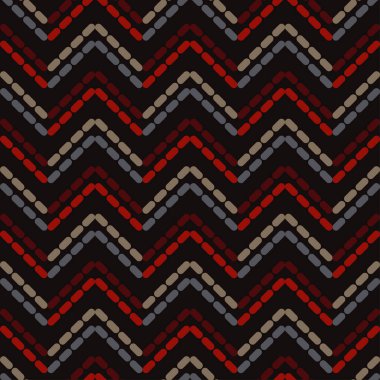 Son moda dikişsiz desen tasarımlar. Zikzak çizgi. Vektör geometrik arka plan. Duvar kağıdı, tekstil, ambalaj, web sayfası arka planı davetiye, için kullanılabilir.