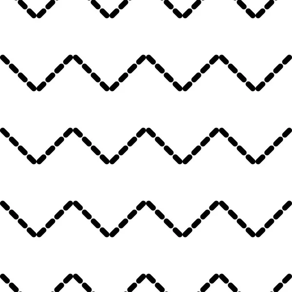 Diseños Patrones Sin Costura Moda Zigzag Dash Fondo Geométrico Vectorial — Archivo Imágenes Vectoriales