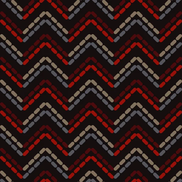 Motifs Sans Couture Mode Zigzag Dash Fond Géométrique Vectoriel Peut — Image vectorielle