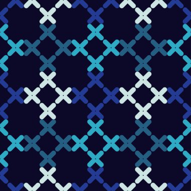 Son moda dikişsiz desen tasarımlar. Mozaik haçlar. Vektör geometrik arka plan. Duvar kağıdı, tekstil, ambalaj, web sayfası arka planı davetiye, için kullanılabilir.