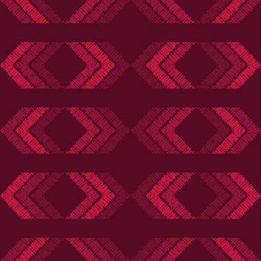 Etnik boho seamless modeli. Nakış kumaş üzerine. Geleneksel süs. Kabile desen. Halk motif. Duvar kağıdı, tekstil, ambalaj, web sayfası arka planı davetiye, için kullanılabilir.