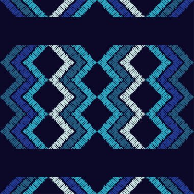 Etnik boho seamless modeli. Nakış kumaş üzerine. Geleneksel süs. Kabile desen. Halk motif. Duvar kağıdı, tekstil, ambalaj, web sayfası arka planı davetiye, için kullanılabilir.