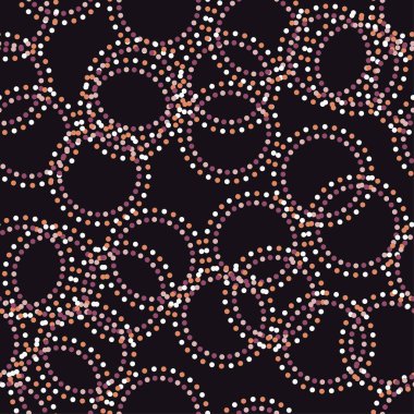 Polka dot seamless modeli. Mozaik renkli topları. Geometrik arka plan. Duvar kağıdı, tekstil, davetiye, web sayfası arka planı için kullanılabilir.