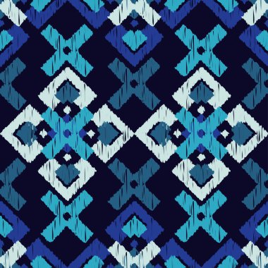 Etnik boho seamless modeli. Mozaik dikdörtgenin tarama. Geleneksel süs. Kabile desen. Halk motif. Duvar kağıdı, tekstil, ambalaj, web sayfası arka planı davetiye, için kullanılabilir.