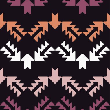 Etnik boho seamless modeli. Geleneksel süs. Kabile desen. Halk motif. Duvar kağıdı, tekstil, ambalaj, web sayfası arka planı davetiye, için kullanılabilir.