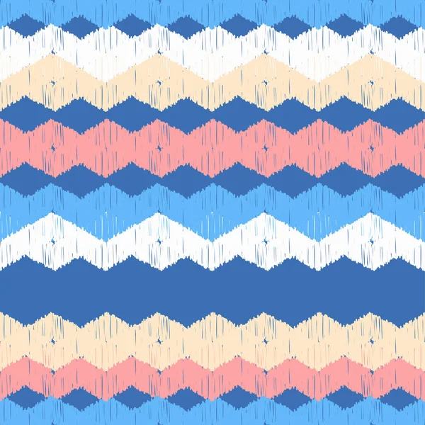 Trendy Seamless Дизайн Узора Zigzag Мозаика Штриховкой Текстуры Векторный Геометрический — стоковый вектор