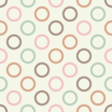 Polka dot seamless modeli. Mozaik etnik şekiller. Geometrik arka plan. Duvar kağıdı, tekstil, davetiye, web sayfası arka planı için kullanılabilir.