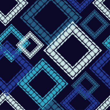 Etnik boho seamless modeli. Patchwork doku. Dokuma. Geleneksel süs. Kabile desen. Halk motif. Duvar kağıdı, tekstil, ambalaj, web sayfası arka planı davetiye, için kullanılabilir.