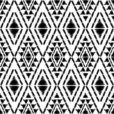 Etnik boho seamless modeli. Patchwork doku. Dokuma. Geleneksel süs. Kabile desen. Halk motif. Duvar kağıdı, tekstil, ambalaj, web sayfası arka planı davetiye, için kullanılabilir.