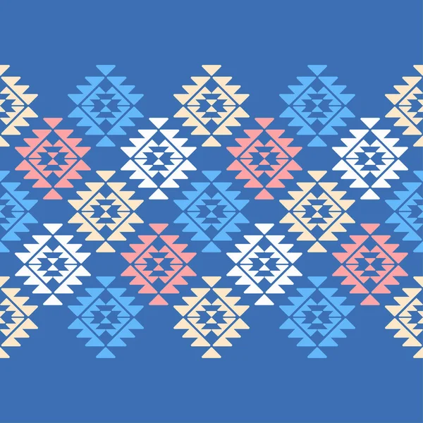 Etniczna Boho Jednolity Wzór Tradycyjne Ornament Tribal Wzór Motyw Ludowy — Wektor stockowy