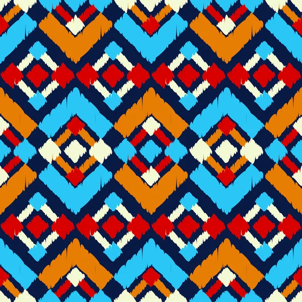 Etniczna Boho Jednolity Wzór Tradycyjne Ornament Tribal Wzór Motyw Ludowy — Wektor stockowy