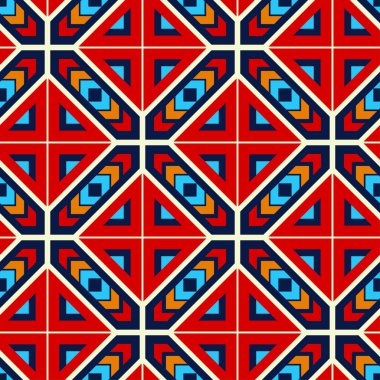 Etnik boho seamless modeli. Patchwork doku. Dokuma. Geleneksel süs. Kabile desen. Halk motif. Duvar kağıdı, tekstil, ambalaj, web sayfası arka planı davetiye, için kullanılabilir.