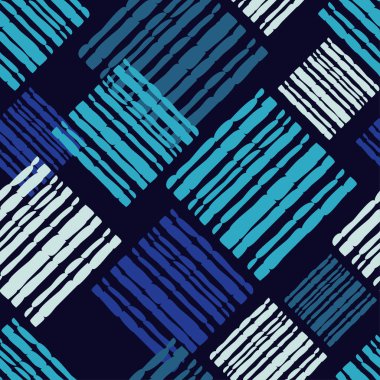 Son moda Dikişsiz desen tasarımlar. Desenli doku ile dikdörtgen şekiller. Patchwork doku. Dokuma. Vektör geometrik arka plan. Duvar kağıdı, tekstil, ambalaj, web sayfası arka planı davetiye, için kullanılabilir.