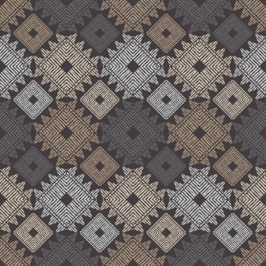 Etnik boho seamless modeli. Patchwork doku. Dokuma. Geleneksel süs. Kabile desen. Halk motif. Duvar kağıdı, tekstil, ambalaj, web sayfası arka planı davetiye, için kullanılabilir.
