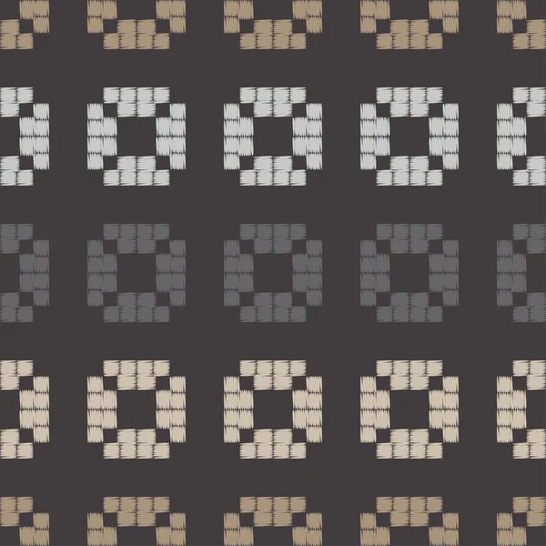Etniske Boho Sømløse Mønster Patchwork Tekstur Vævning Traditionel Ornament Stammemønster – Stock-vektor