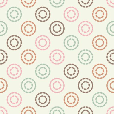 Son moda Dikişsiz desen tasarımlar. Daire ve kare nokta şekilleri. Vektör geometrik arka plan. Duvar kağıdı, tekstil, ambalaj, web sayfası arka planı davetiye, için kullanılabilir.