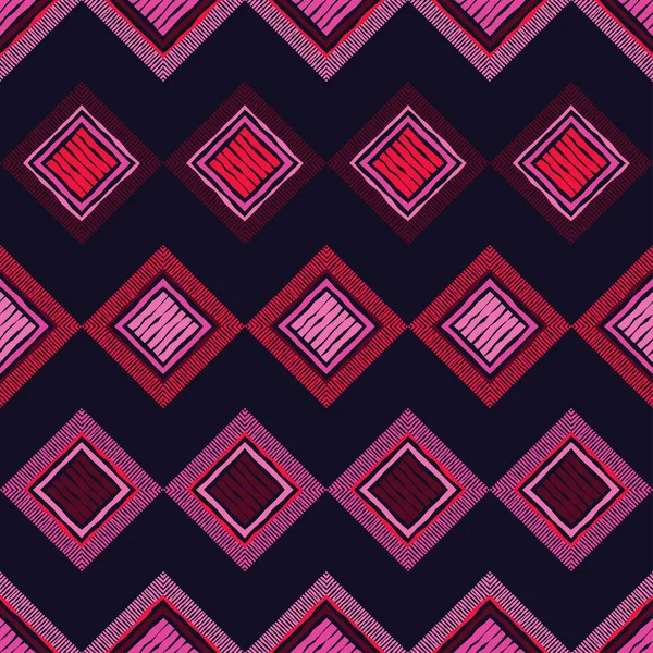 Etniczna Boho Jednolity Wzór Patchwork Tekstury Tkania Tradycyjne Ornament Tribal — Wektor stockowy
