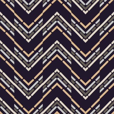 Son moda Dikişsiz desen tasarımlar. Bir zikzak çizgiler. Vektör geometrik arka plan. Duvar kağıdı, tekstil, ambalaj, web sayfası arka planı davetiye, için kullanılabilir.
