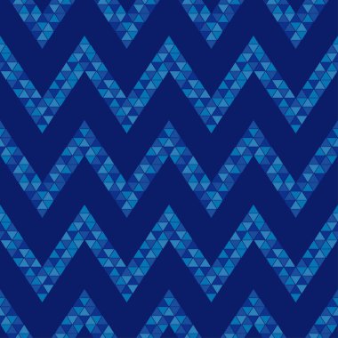 Son moda Dikişsiz desen tasarımlar. Üçgen şekillerden oluşan zikzaklar. Çokgenler. Vektör geometrik arka plan. Duvar kağıdı, tekstil, ambalaj, web sayfası arka planı davetiye, için kullanılabilir.