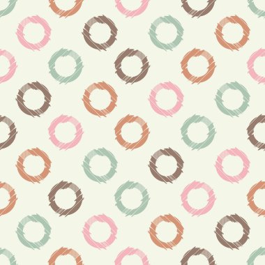 Polka dot seamless modeli. Soyut dijital aksaklık grafik. Geometrik arka plan. Duvar kağıdı, tekstil, ambalaj, web sayfası arka planı davetiye, için kullanılabilir.