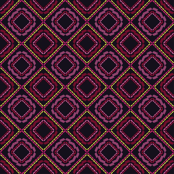 Etniczna Boho Jednolity Wzór Patchwork Tekstury Tkania Tradycyjne Ornament Tribal — Wektor stockowy