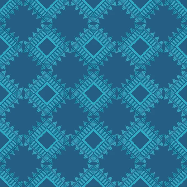 Бесшовный Рисунок Этнического Бохо Пэтчворк Текстуры Плетение Традиционное Украшение Племенной — стоковый вектор
