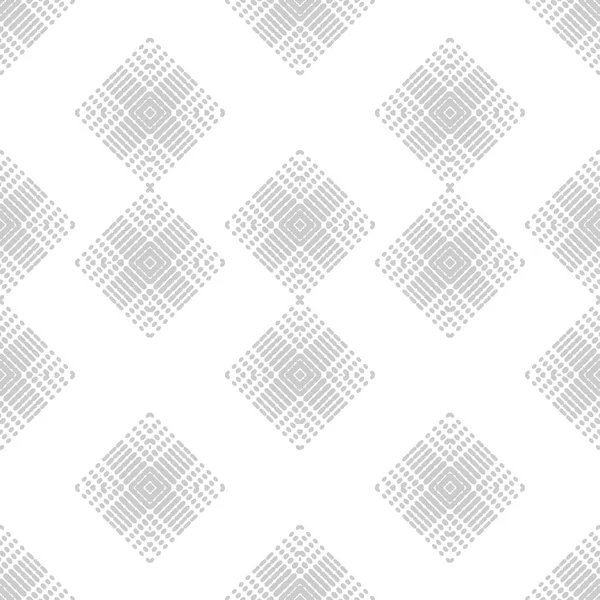 Modèle Sans Couture Boho Ethnique Formes Points Pixels Texture Patchwork — Image vectorielle