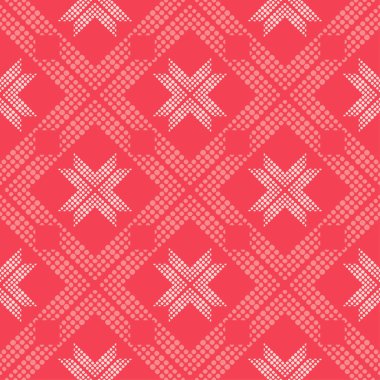 Polka dot seamless modeli. Etnik geleneksel resimler. Geometrik arka plan. Duvar kağıdı, tekstil, ambalaj, web sayfası arka planı davetiye, için kullanılabilir.