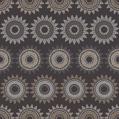 Polka dot seamless modeli. Mozaik etnik şekiller. Geometrik arka plan. Duvar kağıdı, tekstil, ambalaj, web sayfası arka planı davetiye, için kullanılabilir.