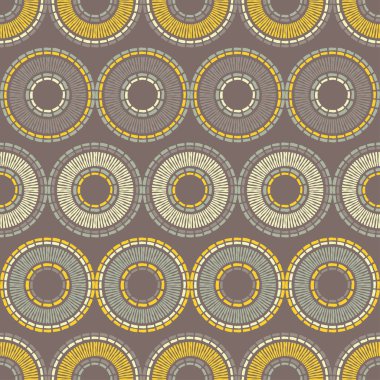 Polka dot seamless modeli. Mozaik etnik şekiller. Geometrik arka plan. Duvar kağıdı, tekstil, ambalaj, web sayfası arka planı davetiye, için kullanılabilir.