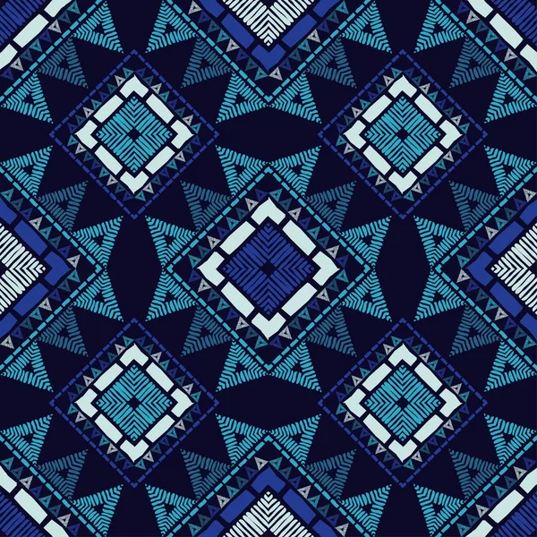 Modèle Sans Couture Boho Ethnique Texture Patchwork Tissage Ornement Traditionnel — Image vectorielle