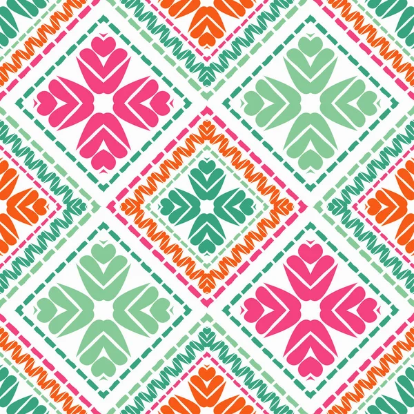 Etnik boho seamless modeli. Nakış kumaş üzerine. Patchwork doku. Dokuma. Geleneksel süs. Kabile desen. Halk motif. Duvar kağıdı, tekstil, ambalaj, web sayfası arka planı davetiye, için kullanılabilir.
