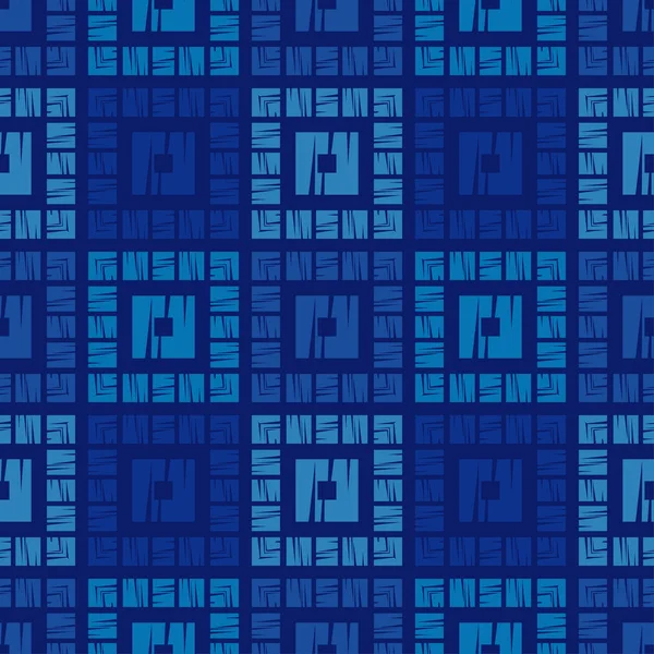 Модні Безшовні Візерунки Мозаїка Чотирикутників Старою Текстурою Векторний Геометричний Фон — стоковий вектор