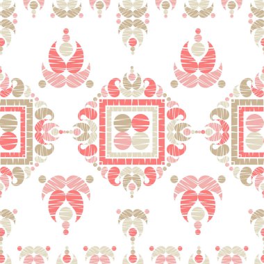 Paisley süsleme. Etnik Boho Dikişsiz desen. Ikat. Geleneksel süs. Halk motif. Duvar kağıdı, tekstil, davet kartı, sarma, Web sayfası arka plan için kullanılabilir.