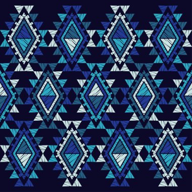 Etnik boho seamless modeli. Nakış kumaş üzerine. Patchwork doku. Dokuma. Geleneksel süs. Kabile desen. Halk motif. Duvar kağıdı, tekstil, ambalaj, web sayfası arka planı davetiye, için kullanılabilir.