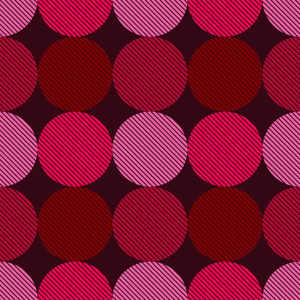 Polka Dot Seamless Pattern Полосатая Текстура Геометрический Фон Использоваться Обоев — стоковый вектор