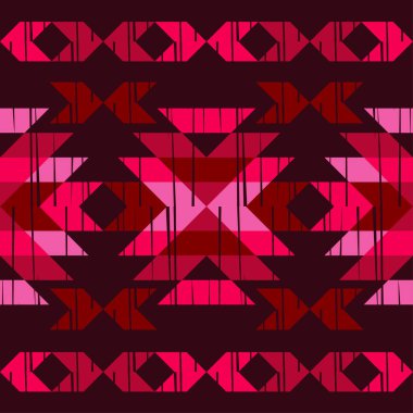 Etnik boho seamless modeli. Nakış kumaş üzerine. Patchwork doku. Dokuma. Geleneksel süs. Kabile desen. Halk motif. Duvar kağıdı, tekstil, ambalaj, web sayfası arka planı davetiye, için kullanılabilir.