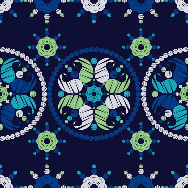 Paisley süsleme. Etnik Boho Dikişsiz desen. Ikat. Geleneksel süs. Halk motif. Duvar kağıdı, tekstil, davet kartı, sarma, Web sayfası arka plan için kullanılabilir.