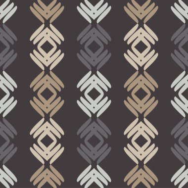 Etnik boho sorunsuz desen. Kumaş üzerine nakış. Patchwork doku. Dokuma. Geleneksel süs. Kabile tipi. Halk motifi. Duvar kağıdı, tekstil, davetiye kartı, sarma, web için kullanılabilir.