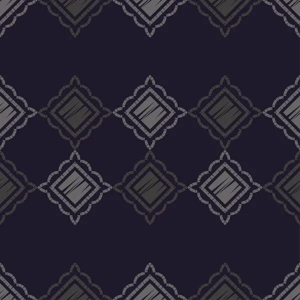 Patrón Étnico Boho Sin Costuras Bordado Tela Textura Patchwork Tejiendo — Vector de stock