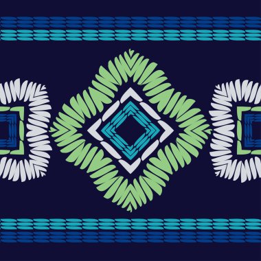 Etnik Boho Dikişsiz desen. Dantel. Kumaş üzerine nakış. Patchwork dokusu. Dokuma. Geleneksel süs. Kabile deseni. Halk motif. Duvar kağıdı, tekstil, sarma, Web için kullanılabilir.