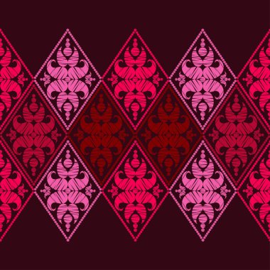 Paisley süsleme. Polka nokta. Etnik Boho Dikişsiz desen. Ikat. Geleneksel süs. Halk motif. Duvar kağıdı, tekstil, davet kartı, sarma, Web sayfası arka plan için kullanılabilir.