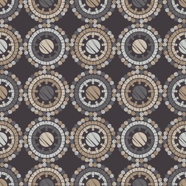 Etnik Boho Dikişsiz desen. Dantel. Kumaş üzerine nakış. Patchwork dokusu. Dokuma. Geleneksel süs. Kabile deseni. Halk motif. Duvar kağıdı, tekstil, sarma, Web için kullanılabilir.