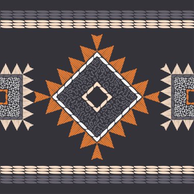 Bir leoparın lekeleri. Etnik boho sorunsuz desen. Dantel. Kumaş üzerine nakış. Patchwork doku. Dokuma. Geleneksel süs. Kabile tipi. Halk motifi. Duvar kağıdı, tekstil, sarma, web için kullanılabilir.