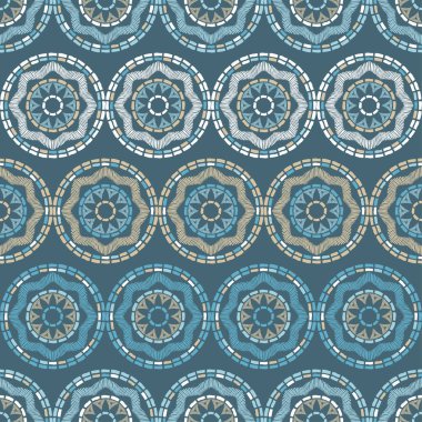 Etnik Boho Dikişsiz desen. Dantel. Kumaş üzerine nakış. Patchwork dokusu. Dokuma. Geleneksel süs. Kabile deseni. Halk motif. Duvar kağıdı, tekstil, sarma, Web için kullanılabilir.